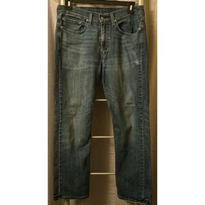 Levis 514 Jeans Mens 34x30 (Fits 34x29) Medium Blue Denim Slim Straight Medium
